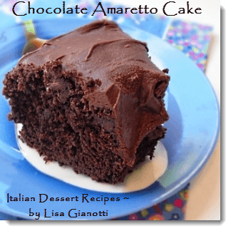 chocolate amaretto cake