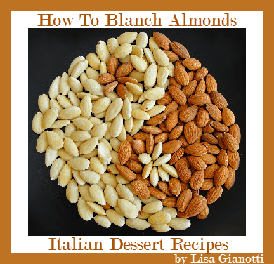 how to blanch almonds 