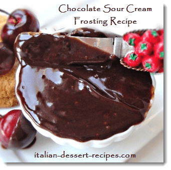 chocolate sour cream frosting