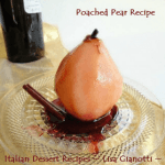 Poached Pear  Recipe
