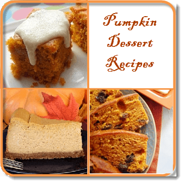 pumpkin dessert recipes