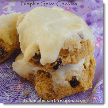 pumpkin spice cookies