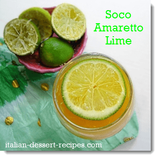 Soco Amaretto Lime Amaretto Lime And Peach Schnapps