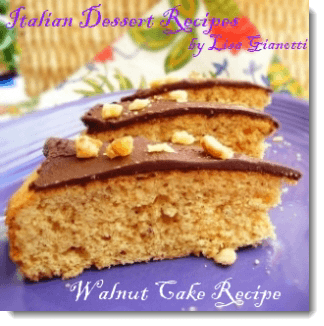 walnut cake recipe italian bowl recipes dessert easy