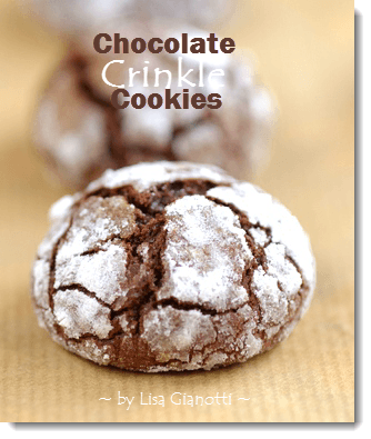 chocolate crinkle cookies