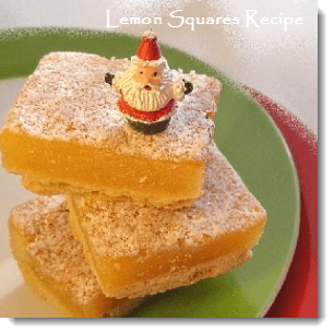 Lemon Squares Recipe