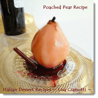 poached pear recipe