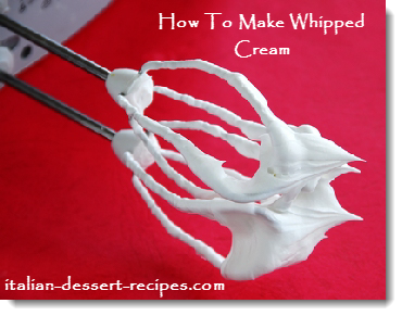 whipped cream recipe